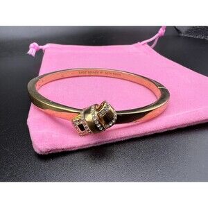 Kate Spade Crystal Bow Hinge Bracelet